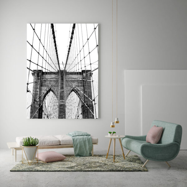 Foto op aluminium plaat Brooklyn Bridge New York Dukeline